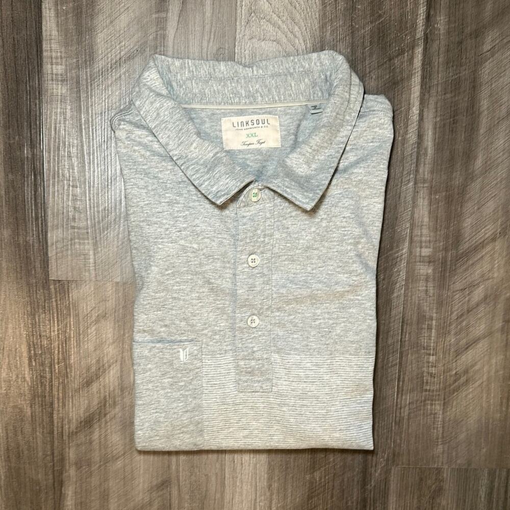 Linksoul Tempus Fugit Luxury Cotton Golf Pocket Polo - 2XL